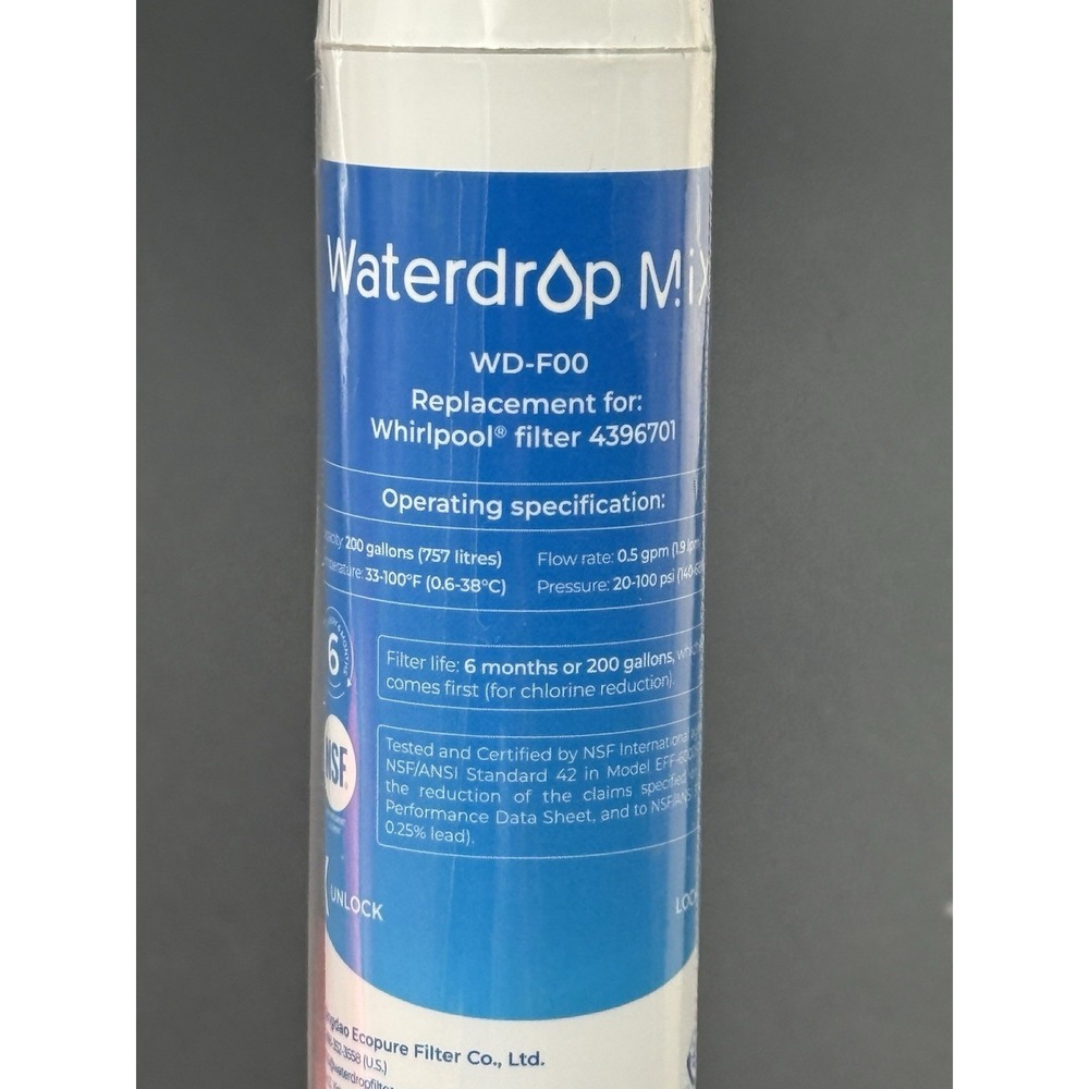Waterdrop WD-W00 Under Sink Water Filter For Filtrete 4396701